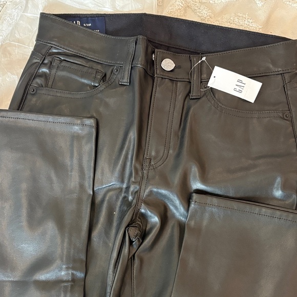 GAP Denim - GAP Women's Black Skinny Faux Leather Jeans